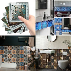 TS309-317亞馬遜復古金屬瓷磚貼水晶馬賽克牆貼簡約廚房貼紙跨境