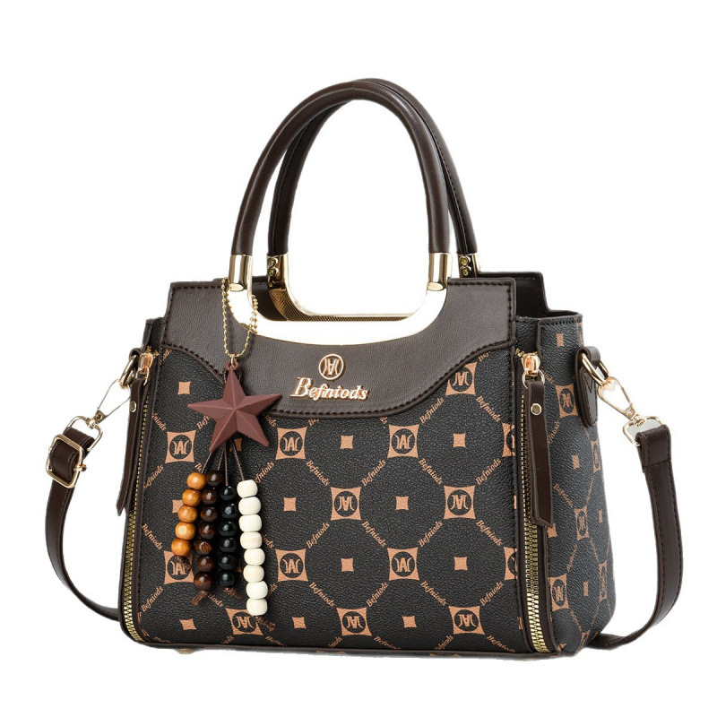 Bolsas de mano de moda casuales con estrellas colgantes, bolsas de hombro, bolsas de transporte aéreo, bolsas de mujer transfronterizas
