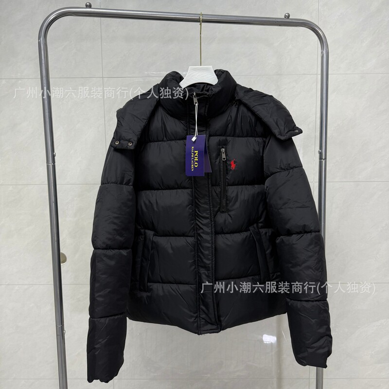 Cross-Border Foreign Trade Dropshipping Ralph Rl Detachable Hood Thickened down Cotton Jacket Windproof Waterproof Couple Style Trendy Brand Cotton Jacket Cross-Border Foreign Trade Dropshipping Ralph Rl Detachable Hood Thickened down Cotton Jacket Windproof Waterproof Couple Style Trendy Brand Cotton Jacket