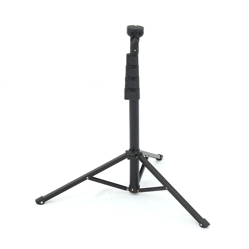 厂家批发三脚架 KT-525铝合金一体式直播三脚架 网红直播手机支架