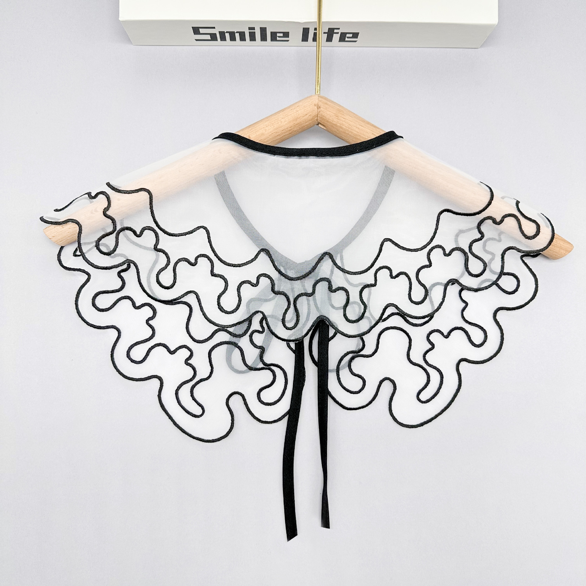 Primavera y verano gran chal de protección solar damas collar falso collar de camisa falsa collar de camisa collar pequeño collar de decoración fragante image 3