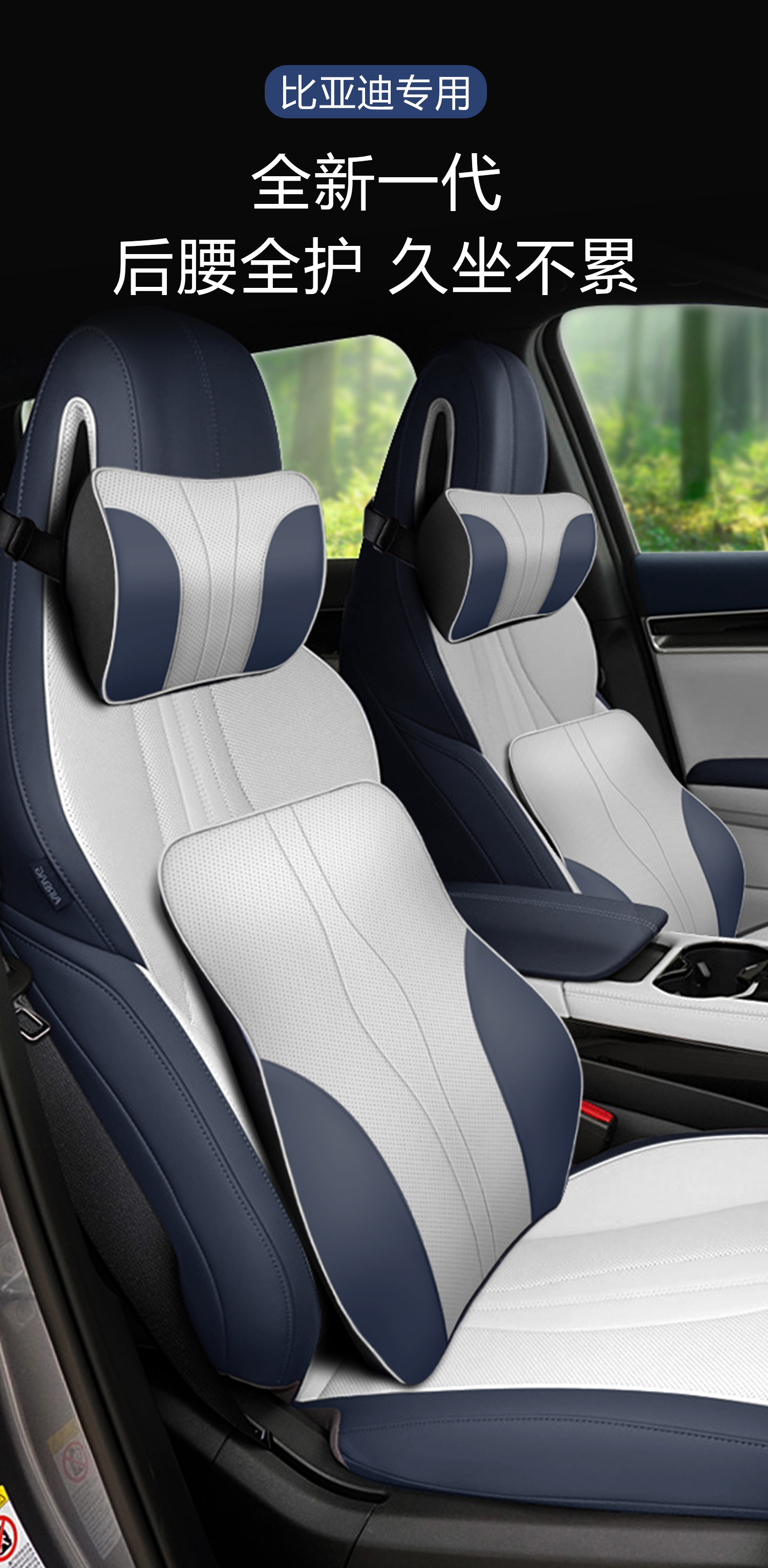 BYD Headrest Waist Leather Qin Song L Yuan PLUS PRO Seal 07 06 Dolphin Seagull Tang Han