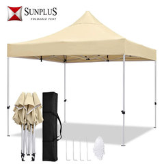 Exhibition advertising tent 3x3 outdoor sunshade tent, stall folding disaster relief tent, can print LOGO, factory wholesale