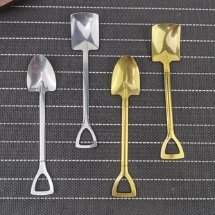 Free shipping stainless steel iron spoon household creative dessert Net red watermelon spoon spoon cute shovel fruit spoon