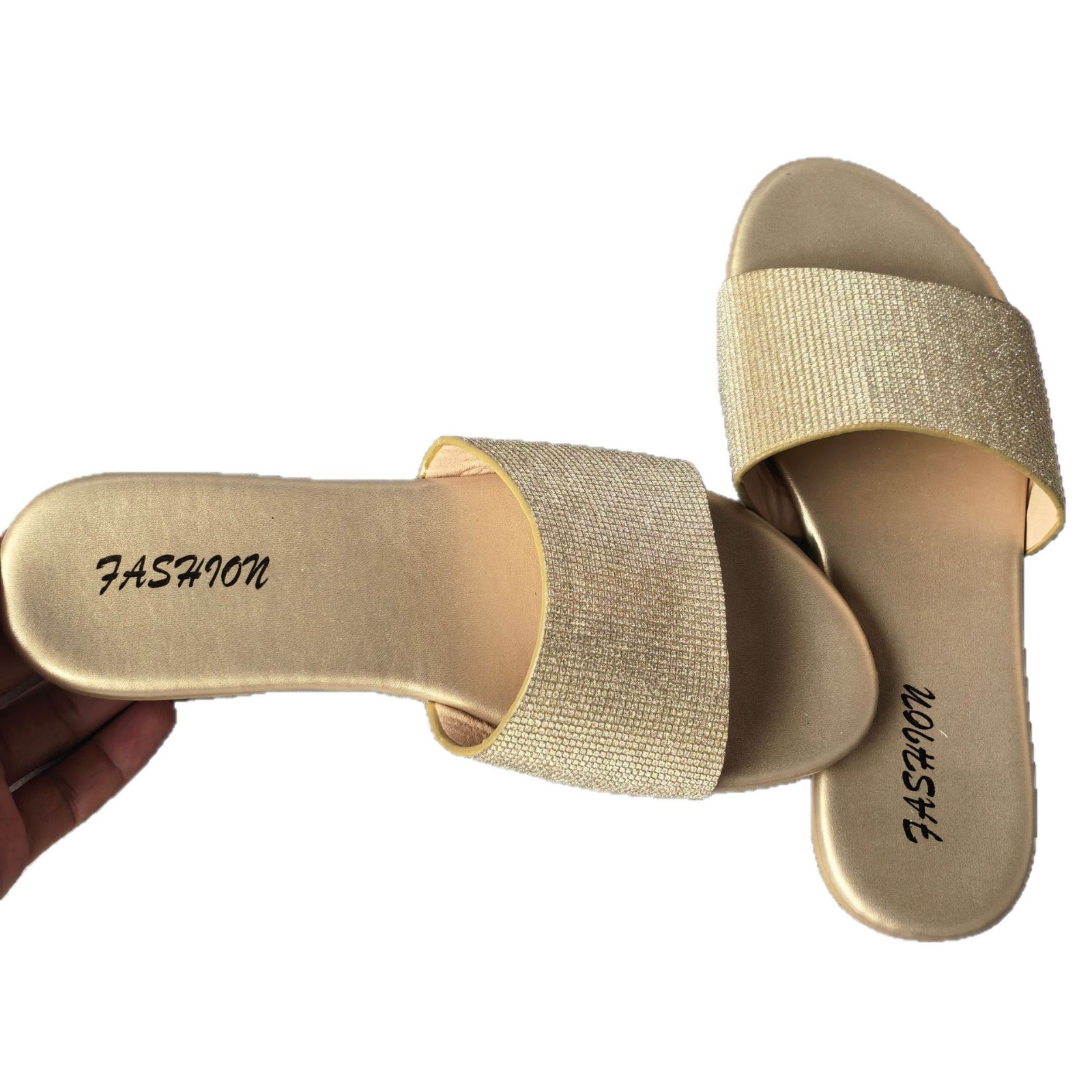 Zapatillas Planas para Mujer de PVC, Antideslizante, Resistente al Desgaste, para Uso Casual