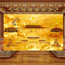 墙纸、壁纸;墙布;壁画