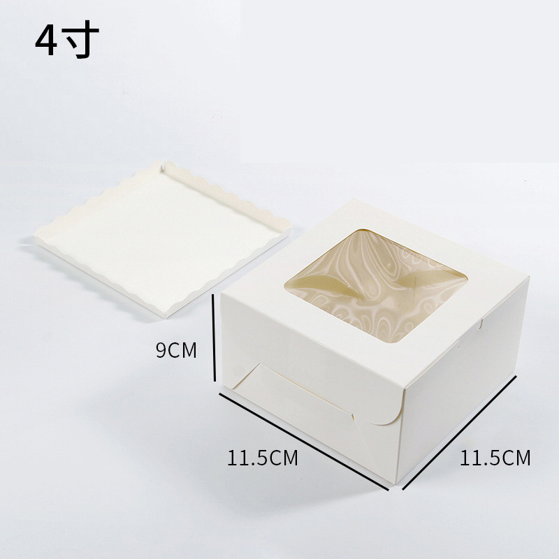 Caja Blanca de 4 pulgadas de 8 - 3; 1 juego