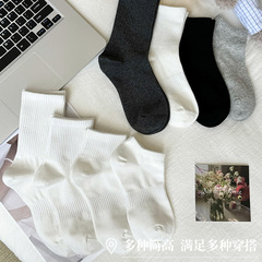 春夏新款襪子女中筒襪高橡筋束腰棉襪薄隱形淺口船襪休閒運動短襪