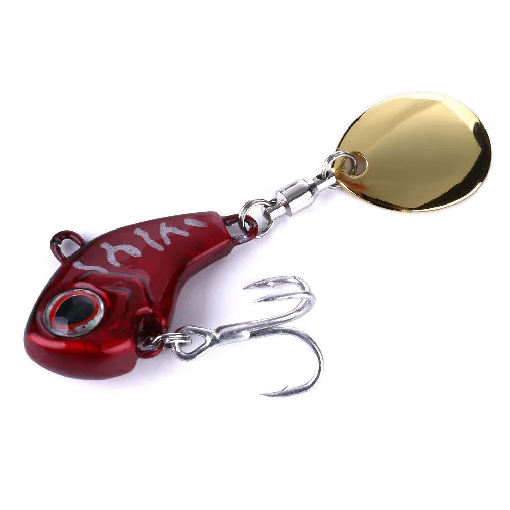 Приманка VIB lure Aoyuan 9–22 г, вращающаяся металлическая лезвие с блестками, дальний заброс