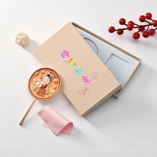 金属化妆镜美容便携手持工艺品旅游礼品特色景点中国风厂家直销