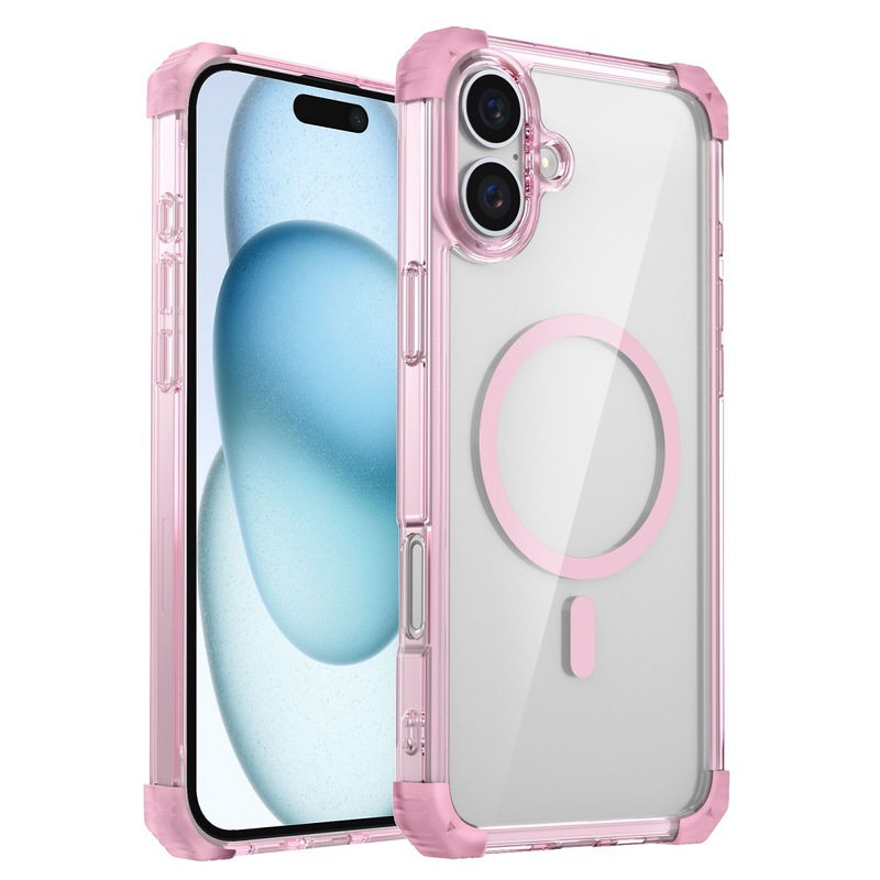 苹果16手机壳13Pro透明magsafe磁吸14适用iPhone16 ProMax气囊15p|undefined