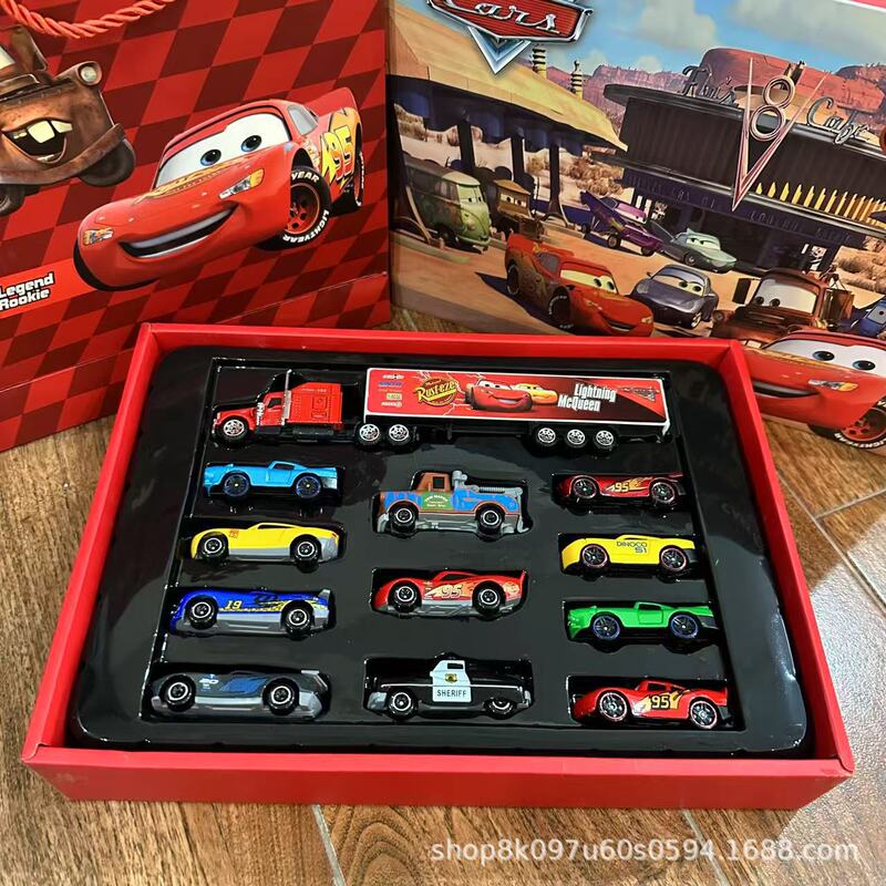 Cross-Border New Product Cars 3 Alloy Sliding Non-Returnable Lightning Mcqueen Toothed Kidsren's Toy Set