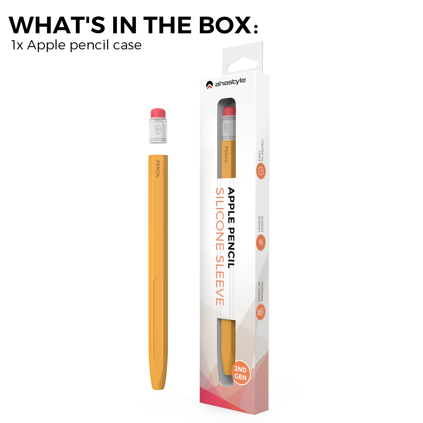 Funda protectora de silicona para bolígrafo Apple Apple Pencil pro y funda antideslizante para lápiz retro de segunda generación