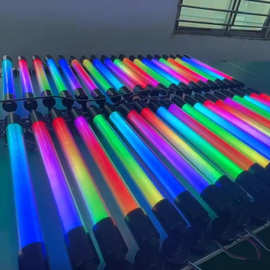 led360度发光定制长条形圆管变色跑马流水幻彩吊线装饰可编程灯管