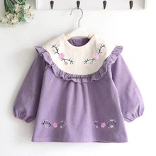 罩衣女宝宝儿童防水防脏反穿衣吃饭围兜围衣幼儿园倒褂男婴儿护衣