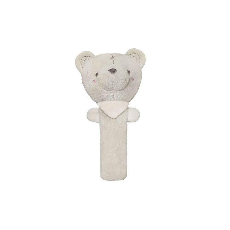 Lindo bebé dibujos animados animal conejito elefante Rana Oso Polar ciervo oso marrón mano palo juguete bebé mano sacudida