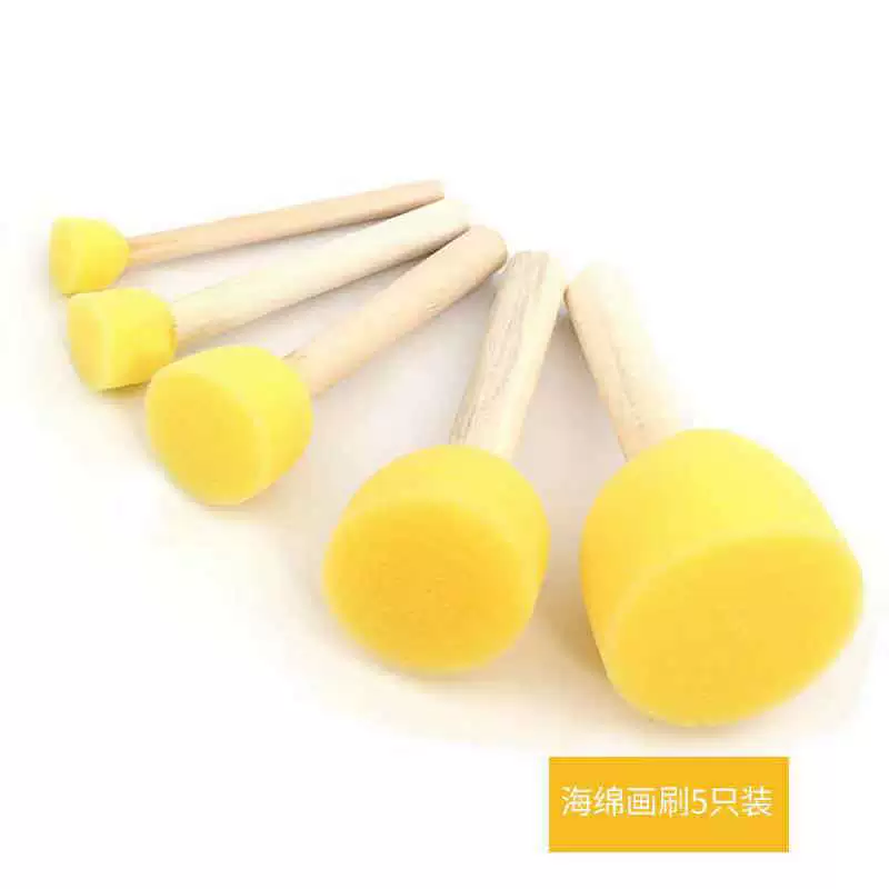 Children's sponge brush, (Cross-border trading), 5 pieces