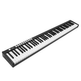 便携式折叠电子钢琴88键电子钢琴手卷电子琴蓝牙MIDI键盘蓝牙充电