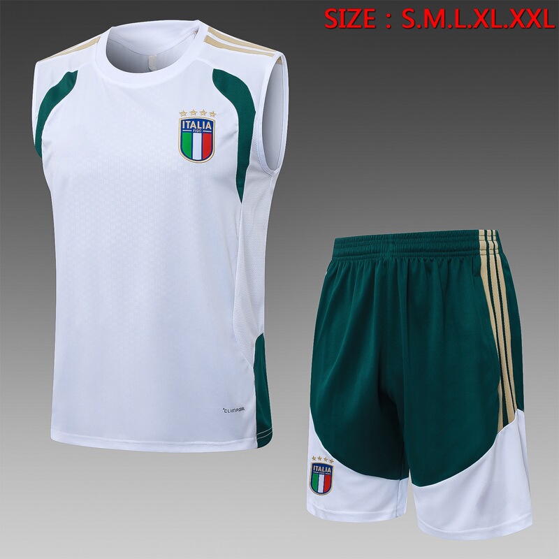 26 New Models of Italian, German, Argentinian, French, and Real Madrid Football Training Uniforms for Men, Sleeveless Vest Sets, Breathable 26 New Models of Italian, German, Argentinian, French, and Real Madrid Football Training Uniforms for Men, Sleeveless Vest Sets, Breathable