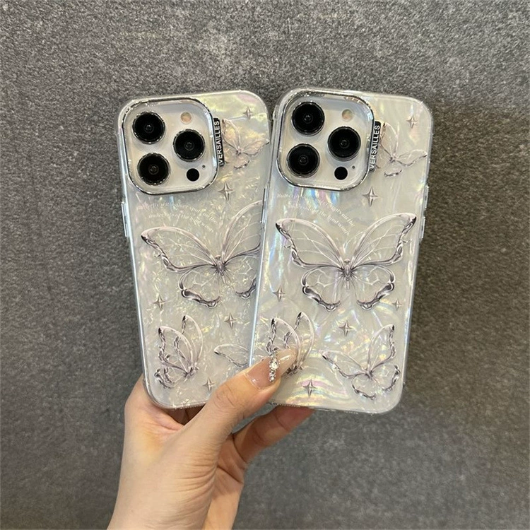 Apple, мультяшный iPhone15 Pro, линза, совместимый iPhone 14/13, чехол для телефона, iphone