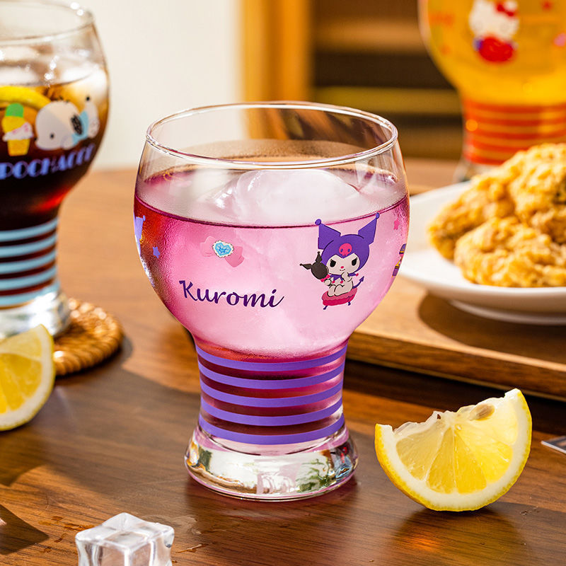 HelloKitty啤酒杯卡通玻璃杯个性水杯子果汁高颜值饮料可爱家用|undefined