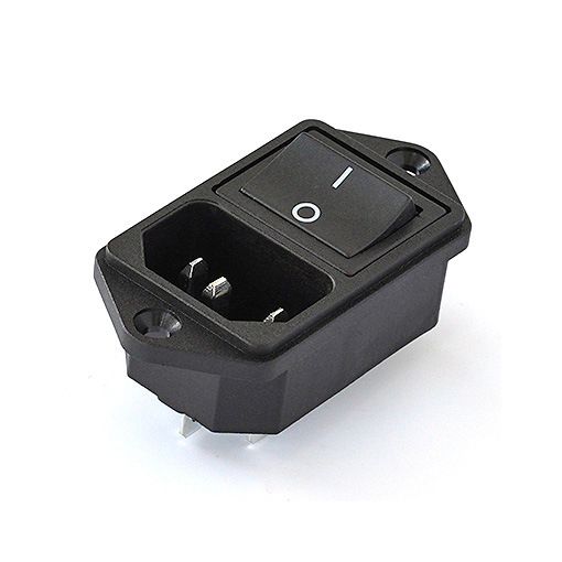 厂商直供二合一螺丝固定款高性价比 带开关电器AC插座