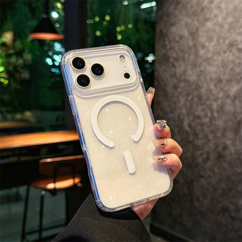 终结者闪粉适用苹果17手机壳iphone17pro/17Air磁吸壳17promax|undefined