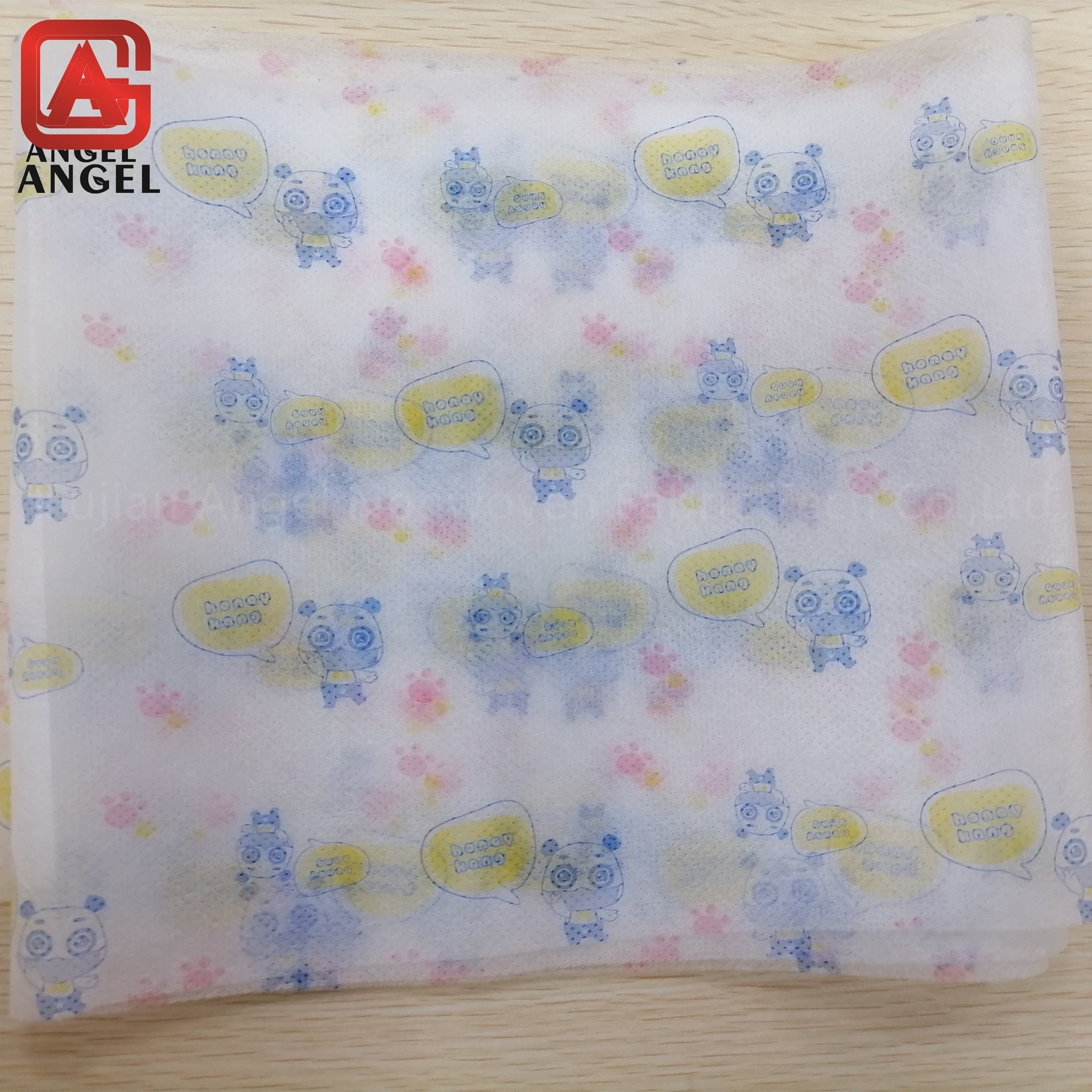 澳杰聚丙烯纺粘印花无纺布25g儿童口罩多种图案现货