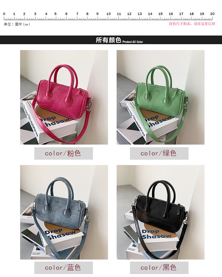 New Fashion Oil Wax Leather Shoulder Bag display picture 20