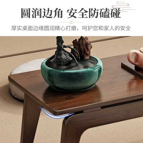 Japanese-style small apartment solid wood tea table living room household tatami tea table simple Kung Fu coffee table balcony bay window low table