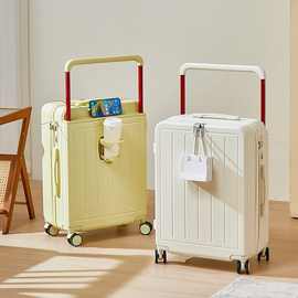 宽拉杆行李箱女新款学生结实耐用多功能男大容量旅行箱密码皮箱子