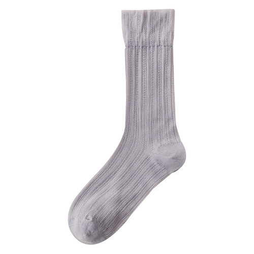 Socks for Ladies, Pile Socks, Crystal Socks, Summer Thin, Breathable, Sweet Mid-Calf Socks, Japanese Style Crystal Silk