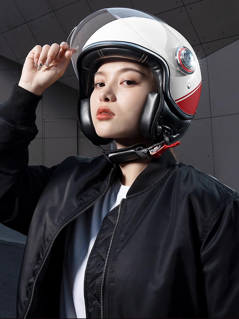 Phoenix Tk06 Motorcycle Electric Vehicle Helmet for Men and Women Winter Velvet Warm Battery Vehicle Half Helmet Wholesale New National Standard