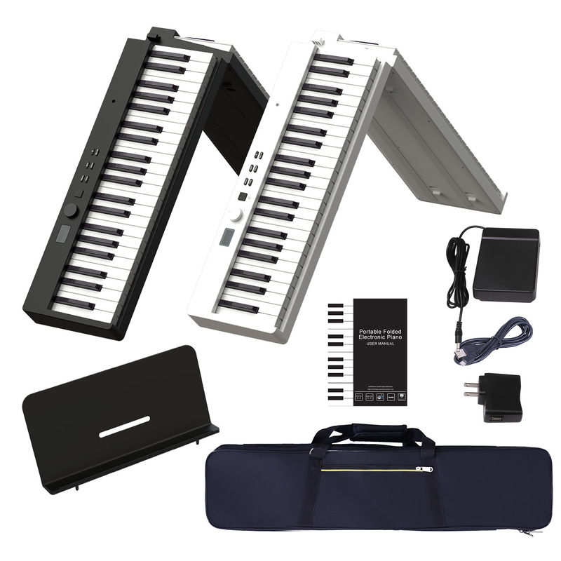 Folding hand roll piano 88 keyboard student version adult practice mobile portable electronic piano beginner's introduction