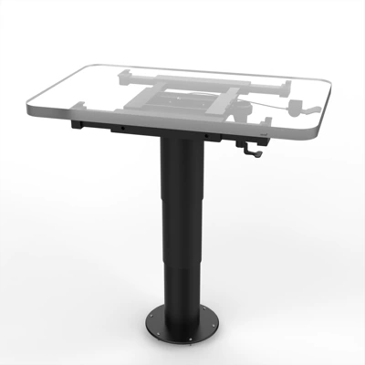 RV pneumatic lifting table leg table frame can be four-way translation commercial vehicle C type B towing (Car table board)