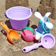 洗澡玩具软胶沙滩铲子玩沙工具装沙挖沙模城堡室内宝宝儿童批发