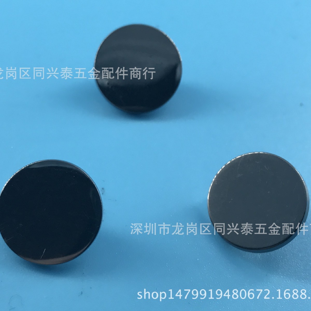 合金急钮面 四合扣 平面光面大衣纽扣 按扣 平面啪扣