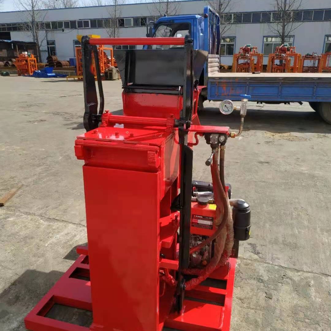 胜亚SY2-25制砖机自动化连锁砖机小型连锁砖机非洲5个分公司