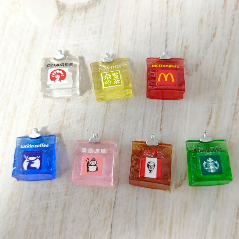仿真食玩立体袋子奶油胶配件批发 diy材料钥匙扣手机壳挂件树脂配|undefined