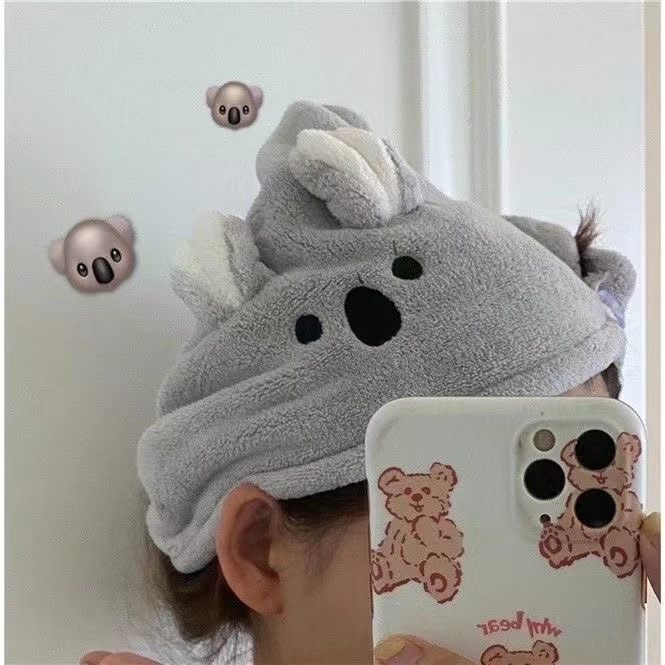 Sombrero de cabello seco para niñas lindo súper rápido absorción de agua y secado rápido lindo cabello largo pañuelo en la cabeza Toalla de cabello seco