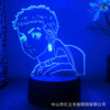 The Avengers, night light, creative touch table lamp for bed, lantern, 3D, creative gift, remote control, 16 colors