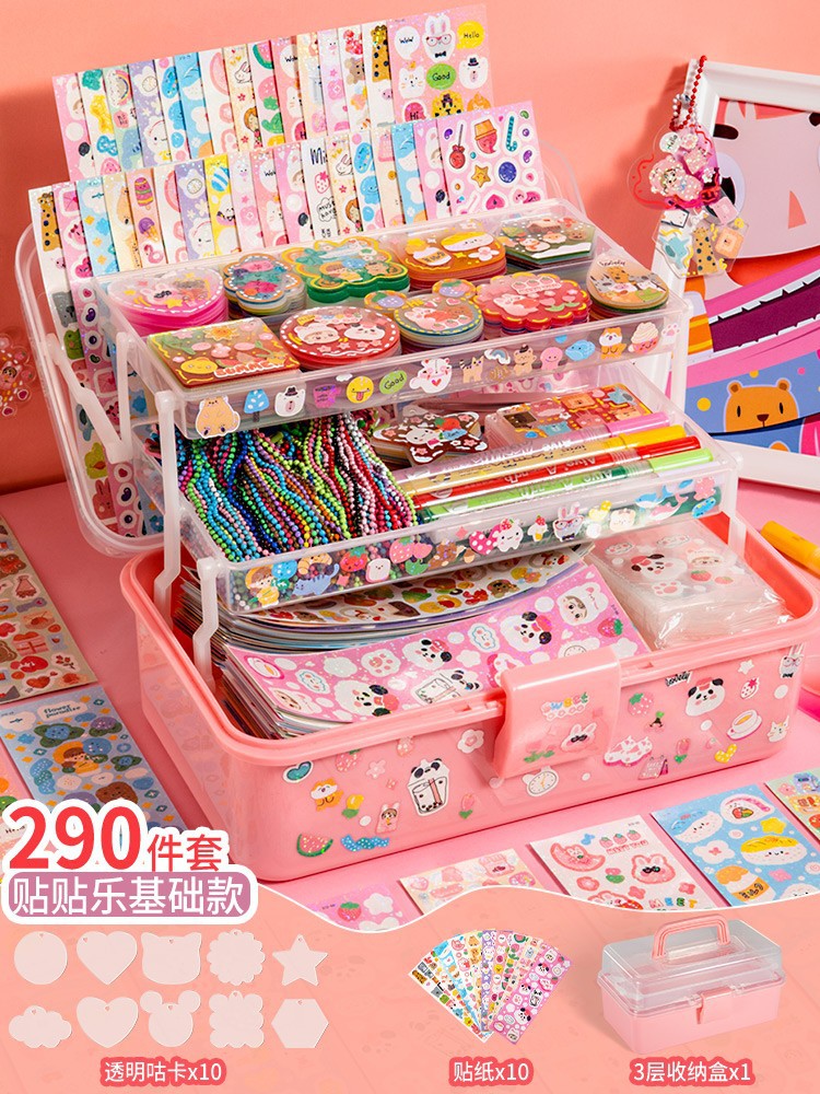 Tie Tie Le 290개 세트 체험판 + [3단/디스플레이 박스]