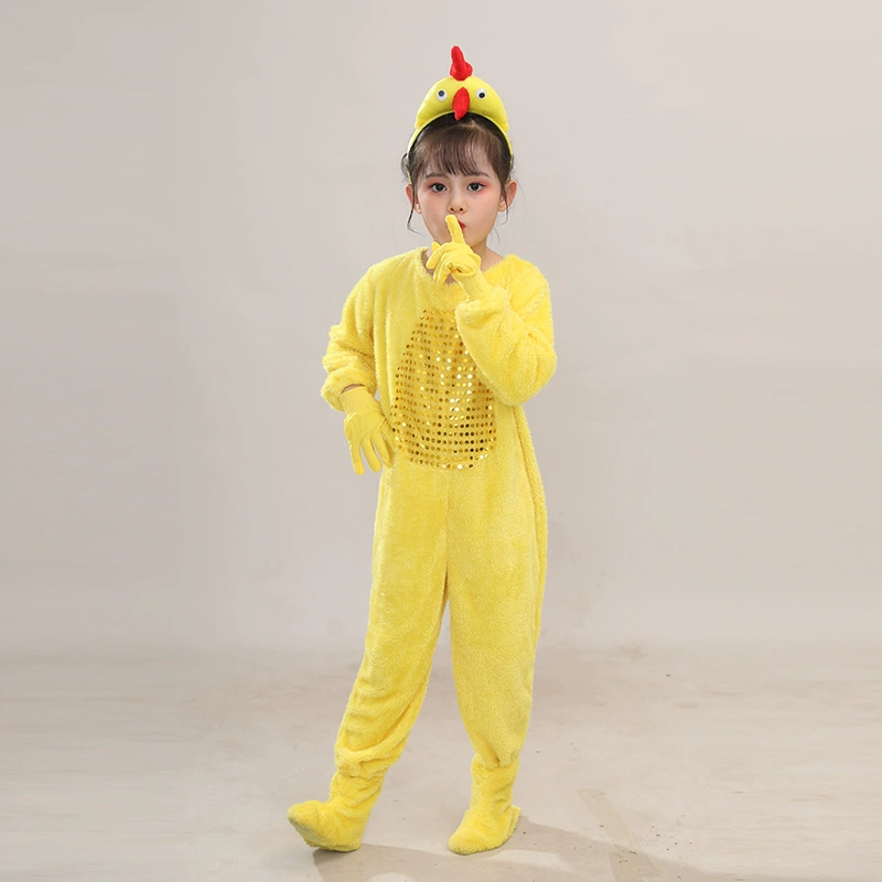 Детский костюм (B.Duck) дизайн утка и цыпленок, шляпа/ободок, размеры 110–160 см
