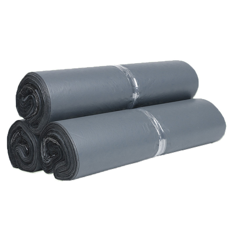 55*60破坏性自封袋大袋子回料厂家直销防水包装袋 灰色快递袋