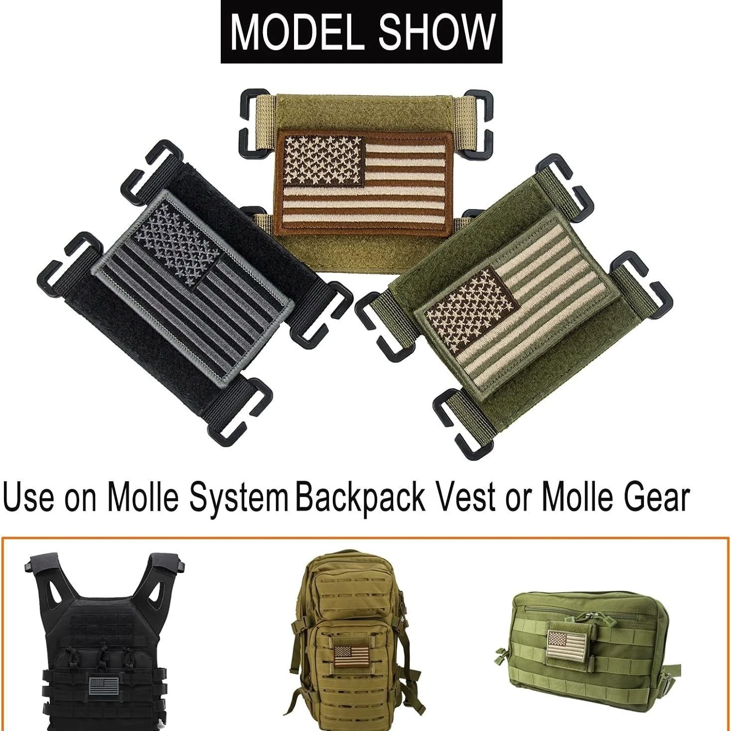 Пластинка Molle с аксессуарами, основание на липучке, функциональная основа для жилета, основание для значка на липучке, тактическая основа