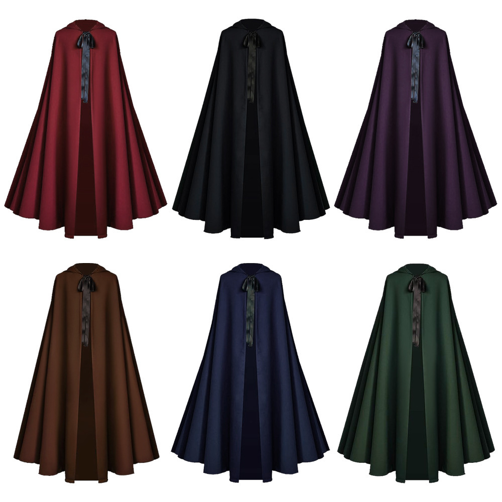Amazon's New Medieval Grim Reaper Cos Cloak Halloween Stage Performance Costume Cosplay Factory Ready Stock