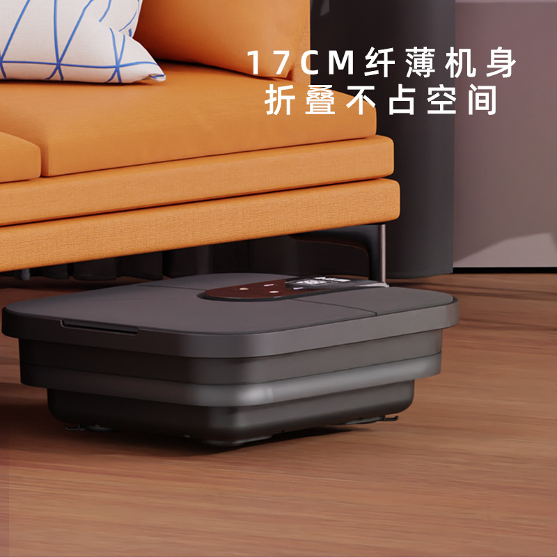 Chigo Folding Foot Bath Remote Control Automatic Massage Foot Bath Home Portable Constant Temperature Heating Bubble Foot Bucket Carefully Selected