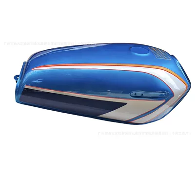 Black and Blue Oil Pot, Fuel tank - p-style-blue