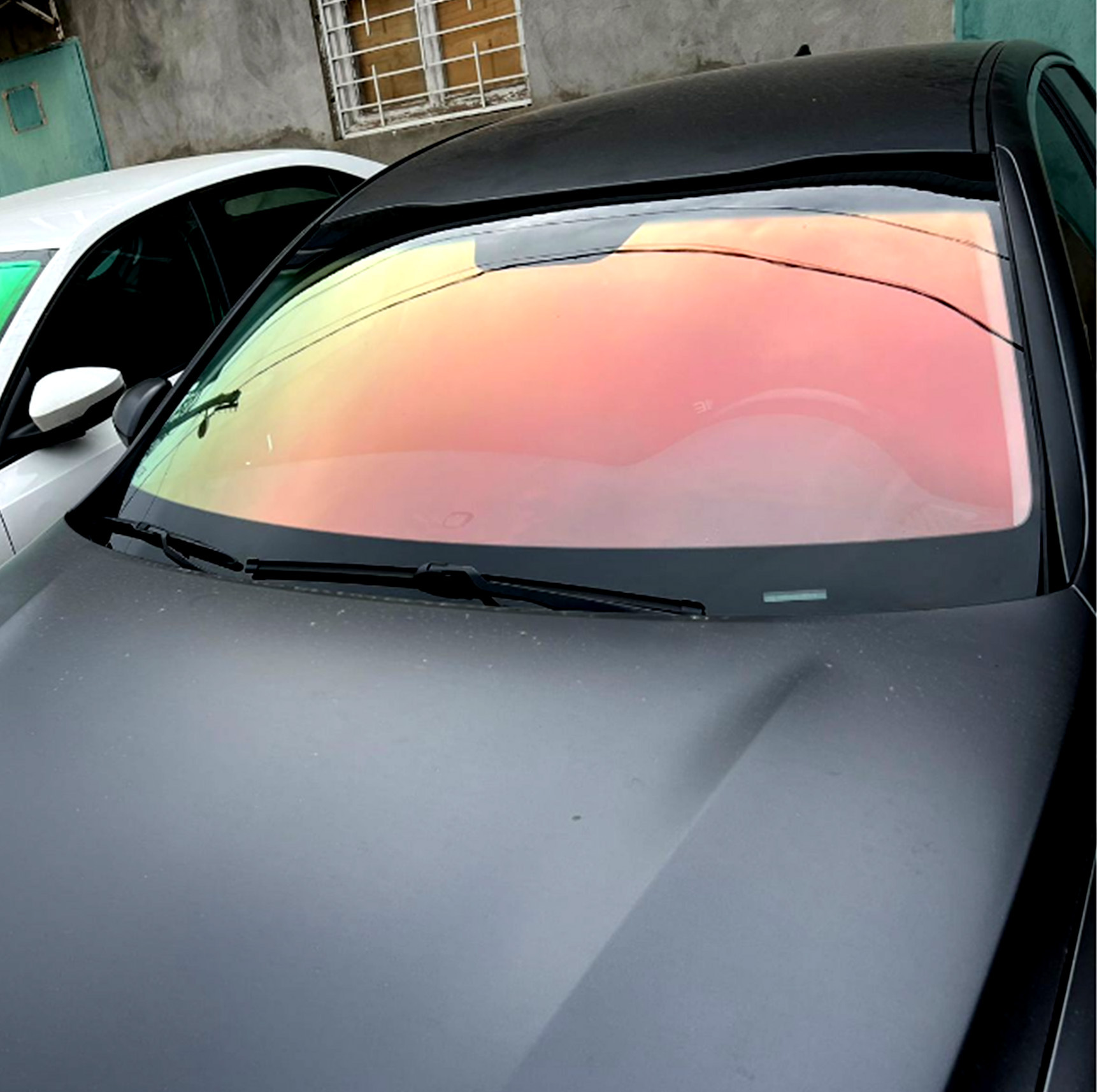 Car film full car glass film colorful high heat insulation explosion-proof film sunscreen sunset red color film solar film whole roll