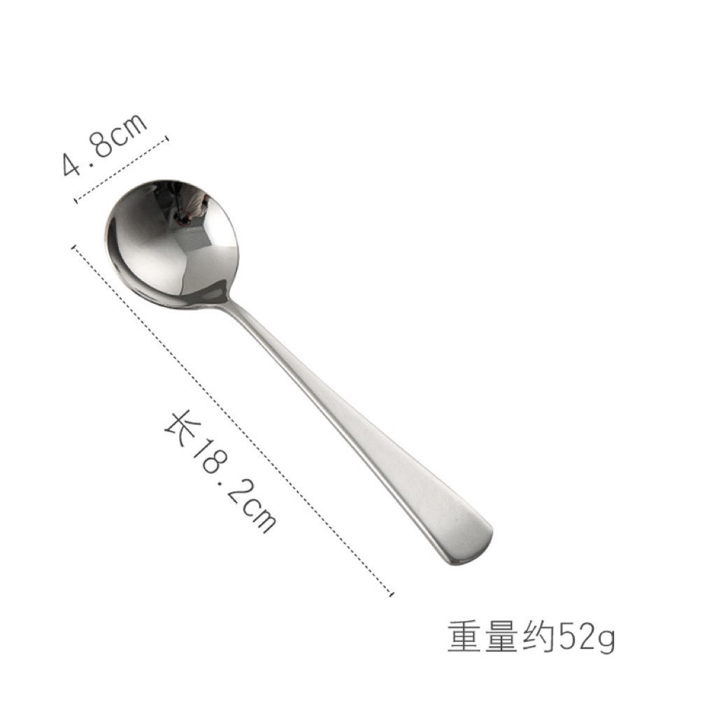 3mm 두께의 304 스테인리스 스틸 - 대형 원형 스푼